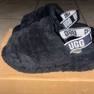 UGG W Fluff Yeah Slide - Black